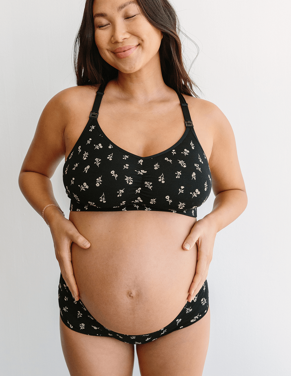The JENNA, Structure, stretch & support Nursing bra & maternity under  belly panty set. - Look & feel good with this stylish set - Availa