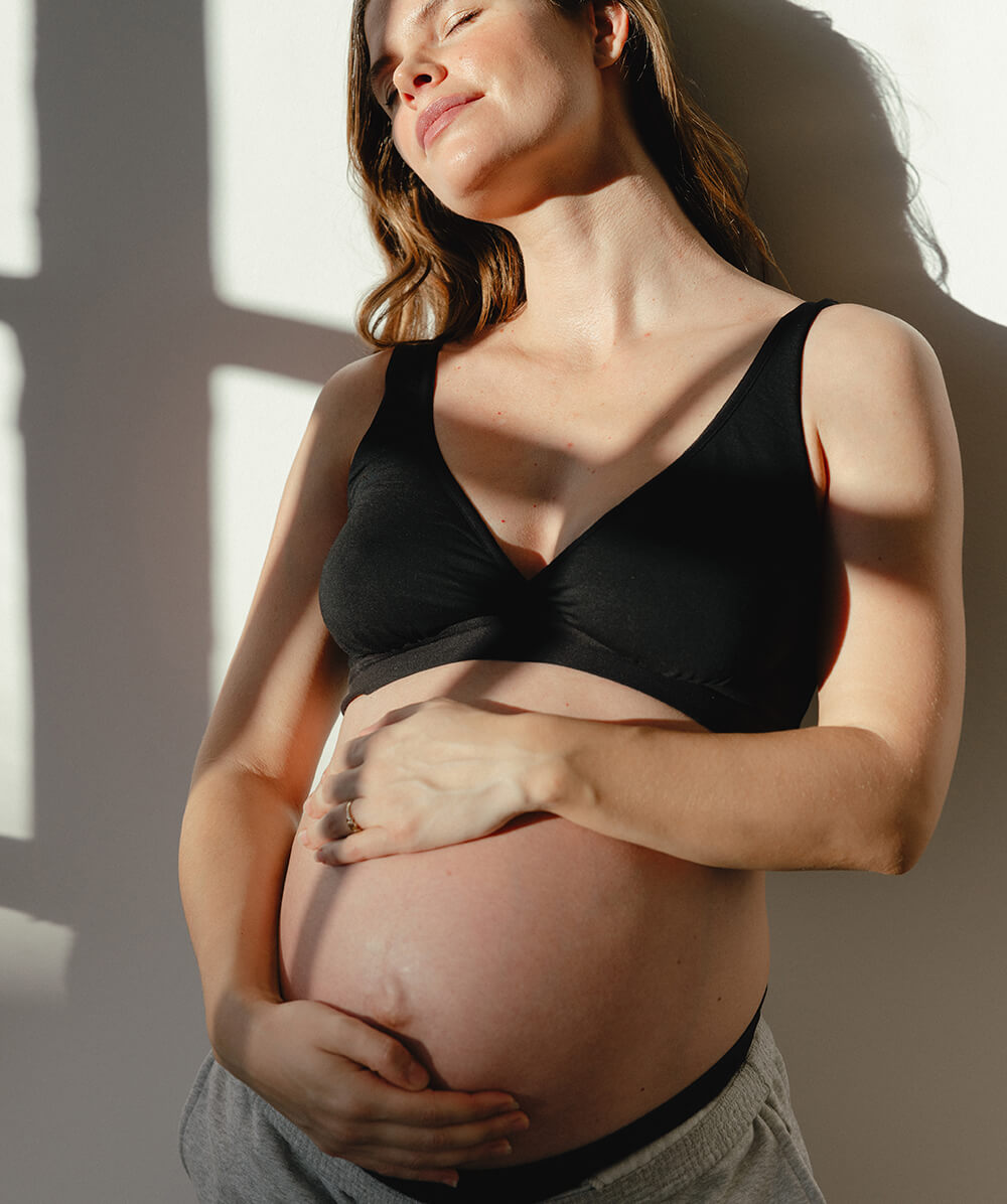 Deluxe Nursing & Sleep Bra For Maternity & Breastfeeding Pull Down