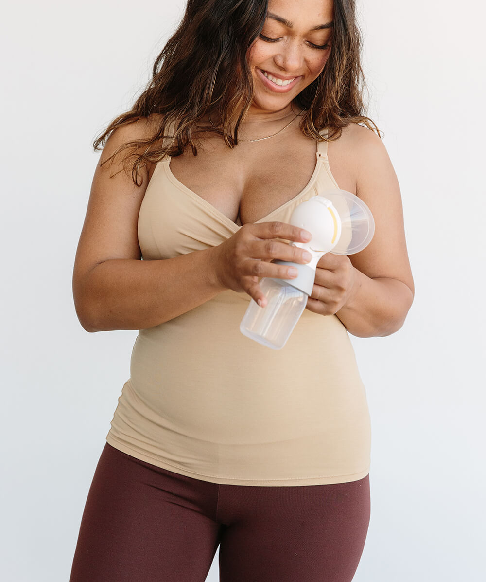 Women's Plus Size Maternity Latte Bra