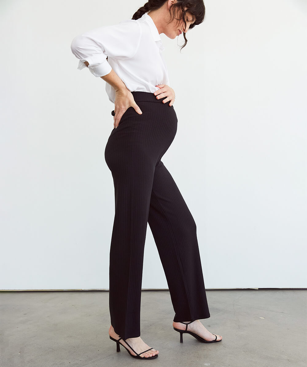 3/$20 Motherhood maternity size XL petite black stretch pants