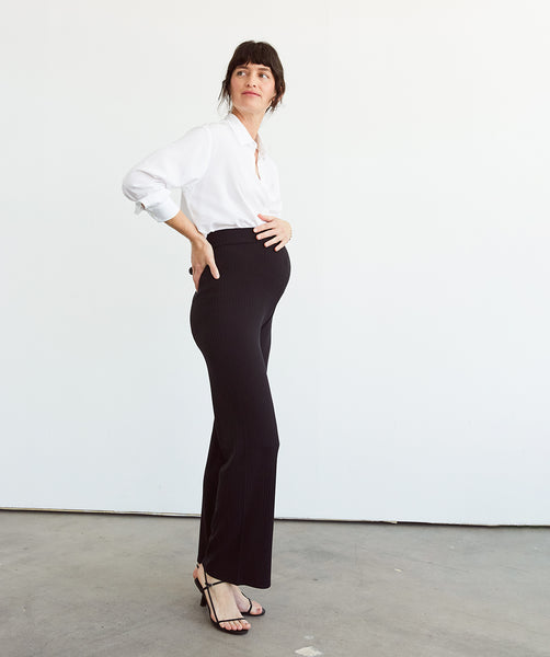 Maternity trousers with elastic band - Pietro Brunelli