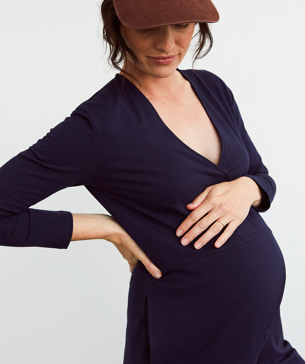 Flex Fit Wrap Jumpsuit for Maternity